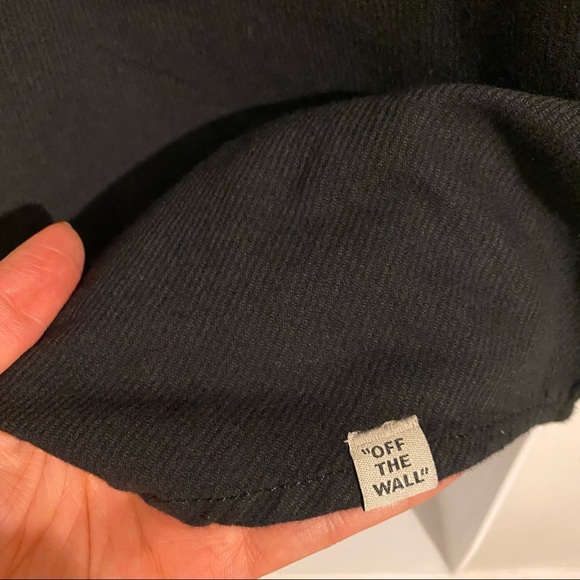 Vans Men's Wilton Crest Button- Down Shirt new Black Medium - Picture 16 of 16